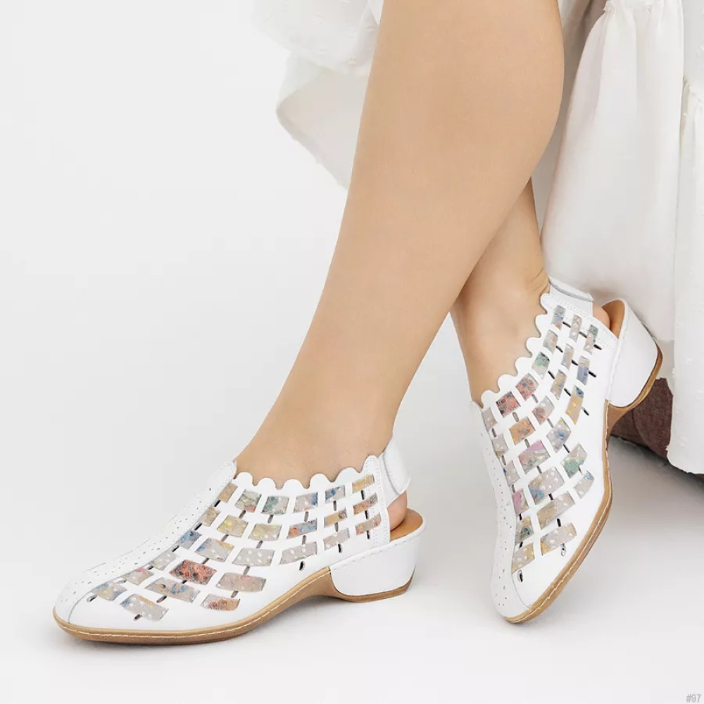 ОБУВЬ BADEN ТУФЛИ ЛЕТНИЕ ЖЕНСКИЕ NU799-012 БЕЛЫЙ