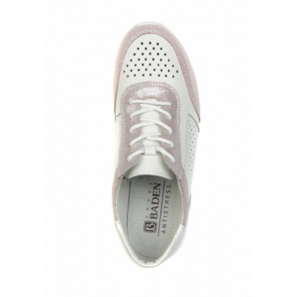 ОБУВЬ BADEN КРОСCОВКИ ЖЕНСКИЕ HW037-051 БЕЛ