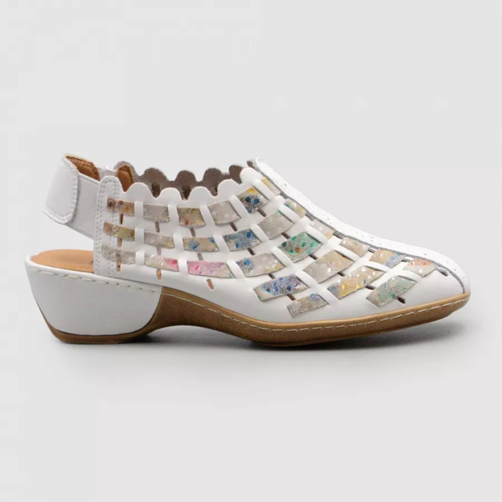 ОБУВЬ BADEN ТУФЛИ ЛЕТНИЕ ЖЕНСКИЕ NU799-012 БЕЛЫЙ