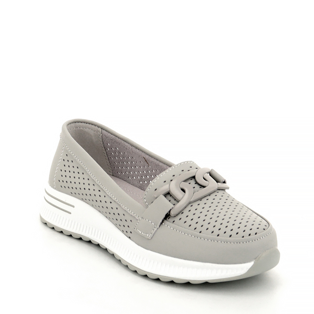 ОБУВЬ BADEN ТУФЛИ ЖЕНСКИЕ KZ133-041 СЕРЫЙ