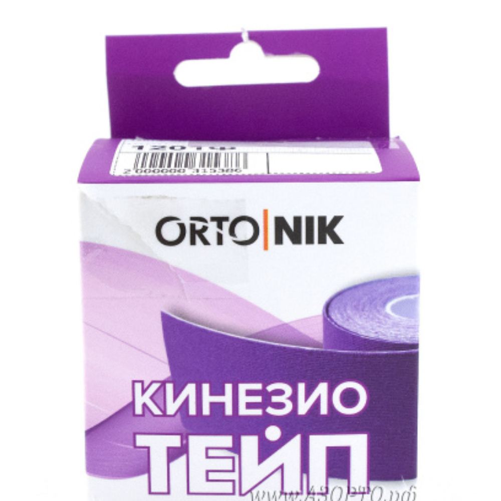 КИНЕЗИО ТЕЙП ORTONIK ФИОЛЕТ 1201