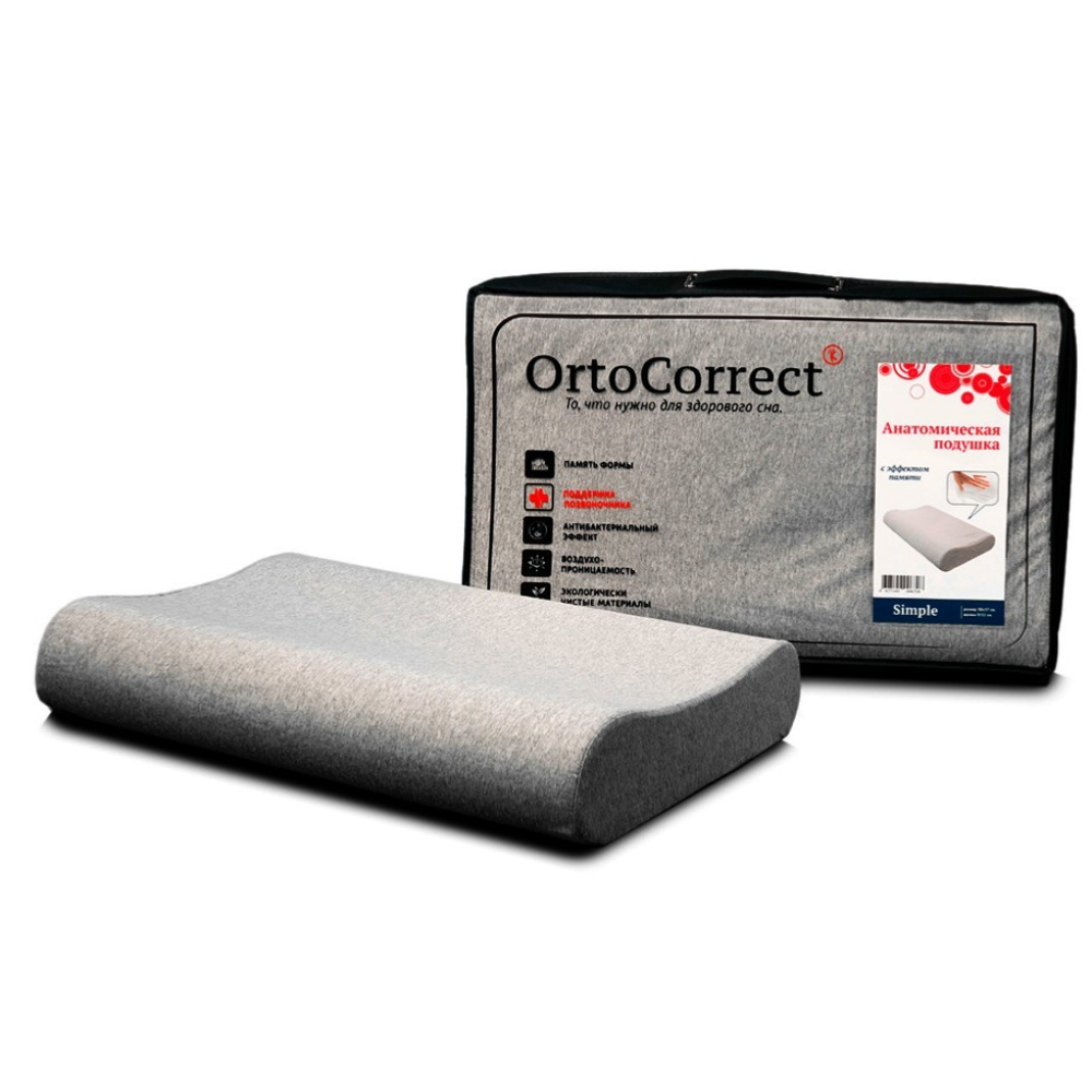 ПОДУШКА ORTOCORRECT SIMPLE M 58X37