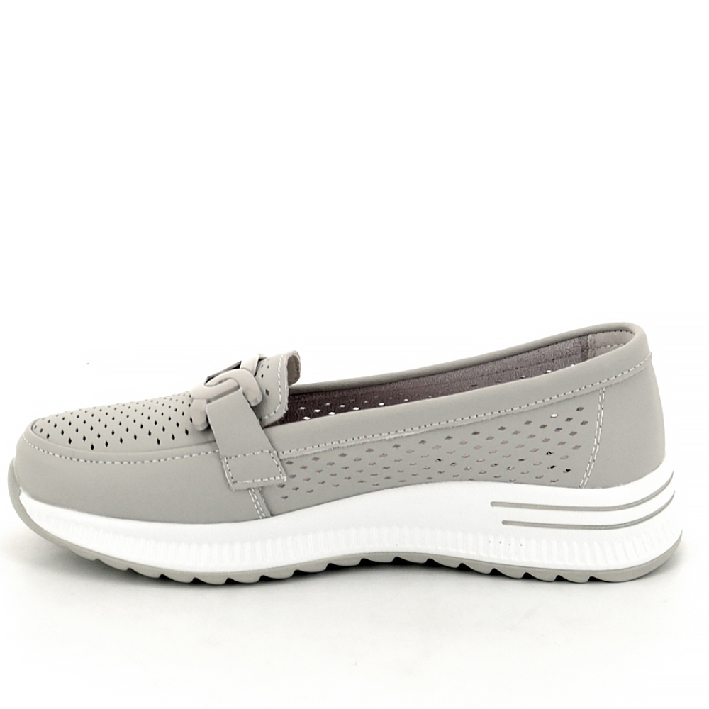 ОБУВЬ BADEN ТУФЛИ ЖЕНСКИЕ KZ133-041 СЕРЫЙ