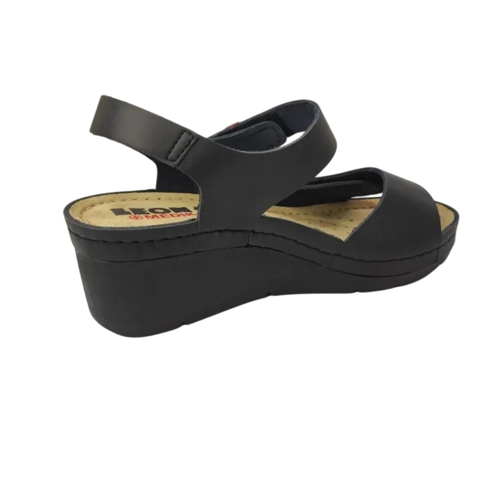 ОБУВЬ LEON САНДАЛИ ЖЕНСКИЕ MED1080B ЧЕРНЫЙ