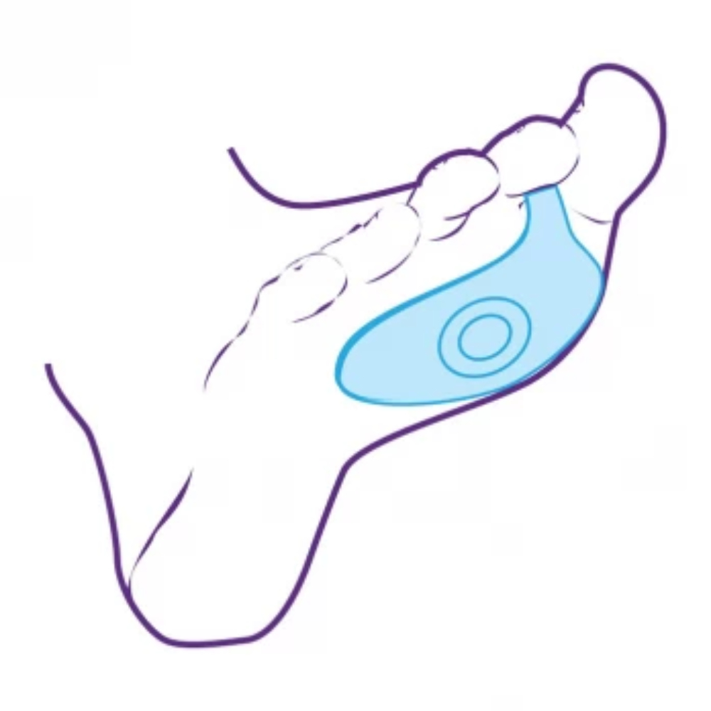 ПОДУШЕЧКИ TRIVES СОВМЕЩЕННЫЕ С МЕЖПАЛЬЦЕВОЙ ПЕРЕГОРОДКОЙ CT-33 