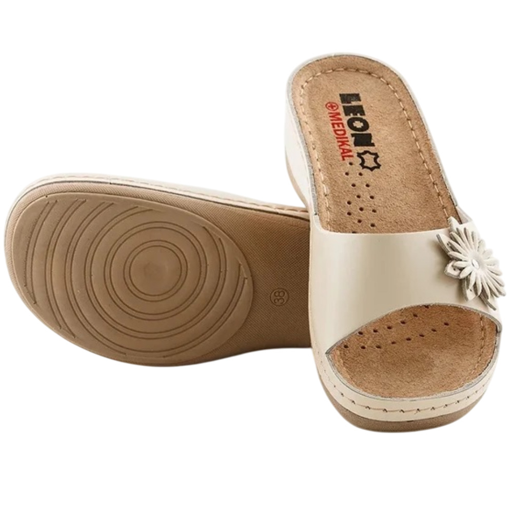 ОБУВЬ LEON САБО ЖЕНСКИЕ  MED915BE БЕЖЕВЫЙ