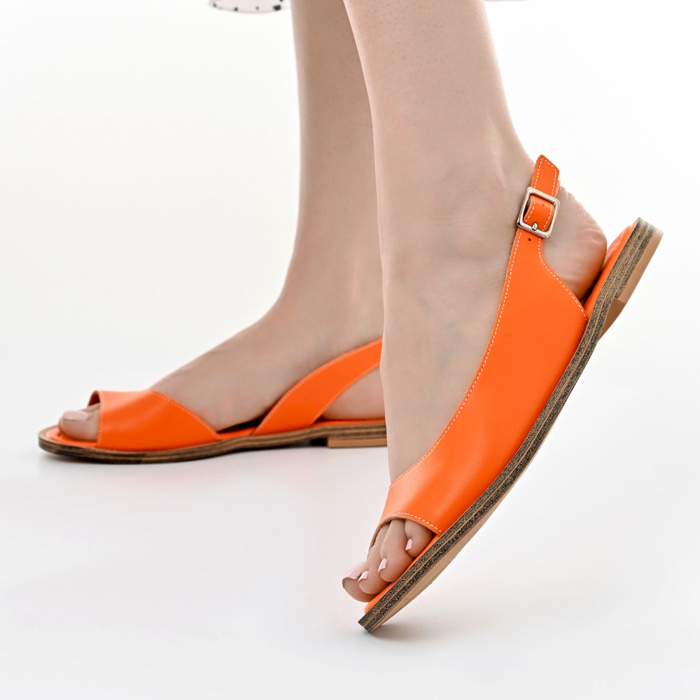 ОБУВЬ BADEN БОСОНОЖКИ ЖЕНСКИЕ ОРАНЖ DL039-016