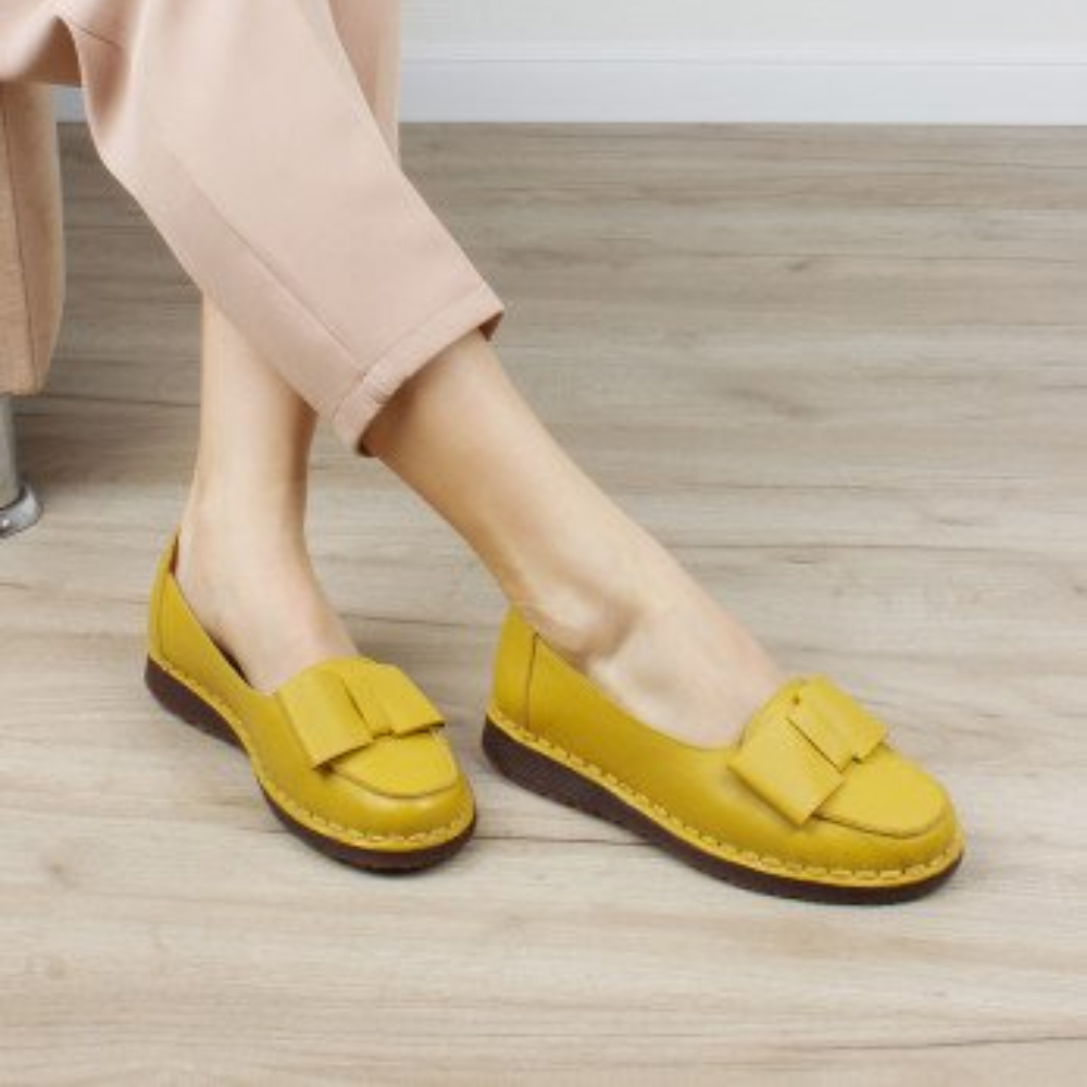 ОБУВЬ BADEN ТУФЛИ ЖЕНСКИЕ ЛЕТНИЕ EH345-012 ЖЕЛТЫЙ