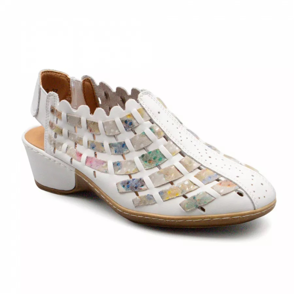 ОБУВЬ BADEN ТУФЛИ ЛЕТНИЕ ЖЕНСКИЕ NU799-012 БЕЛЫЙ