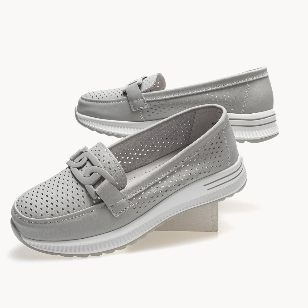 ОБУВЬ BADEN ТУФЛИ ЖЕНСКИЕ KZ133-041 СЕРЫЙ