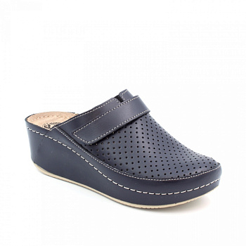 ОБУВЬ MUBB САБО ЖЕНСКИЕ 6001 ЧЕРНЫЙ\СИНИЙ