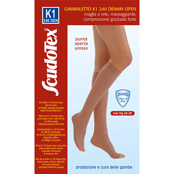 ГОЛЬФЫ КОМПРЕССИОННЫЕ 2КЛ SCUDOTEX ОТК МЫСОК R834 