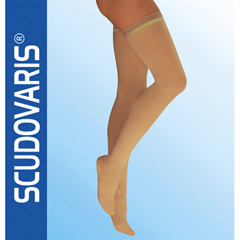 ЧУЛКИ КОМПРЕССИОННЫЕ SCUDOVARIS АНТИТРОМБОЗНЫЕ R423/2 UNISEX 
