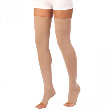 ЧУЛКИ КОМПРЕССИОННЫЕ 2КЛ SCUDOTEX ОТКР МЫСОК С МИКРОФИБРОЙ  441