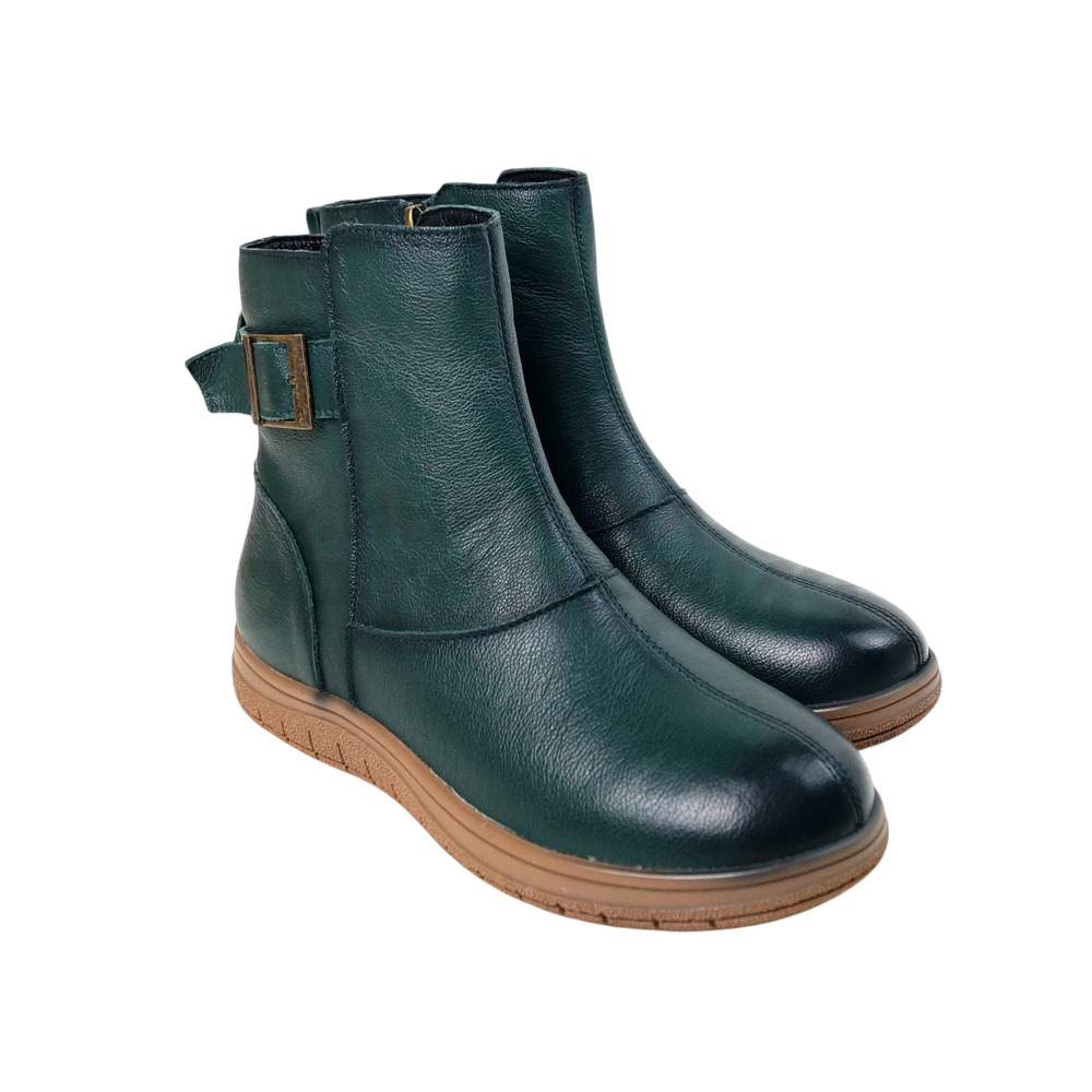 ОБУВЬ EVALLI БОТИНКИ ЖЕНСКИЕ EVL-YZ050D ЗЕЛЕНЫЙ