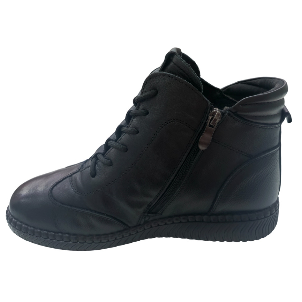 ОБУВЬ NG БОТИНКИ ЖЕНСКИЕ V22041R-1 ЧЁРНЫЙ