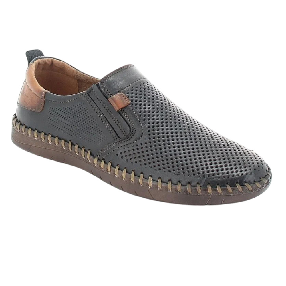 ОБУВЬ BADEN ТУФЛИ МУЖСКИЕ WA152-013 СИНИЙ