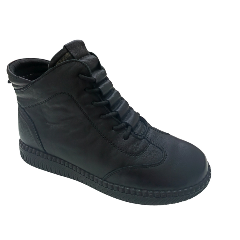 ОБУВЬ NG БОТИНКИ ЖЕНСКИЕ V22041R-1 ЧЁРНЫЙ