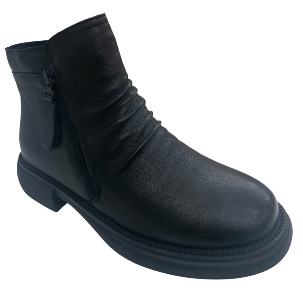 ОБУВЬ NG БОТИНКИ ЖЕНСКИЕ V22045R-1 ЧЁРНЫЙ