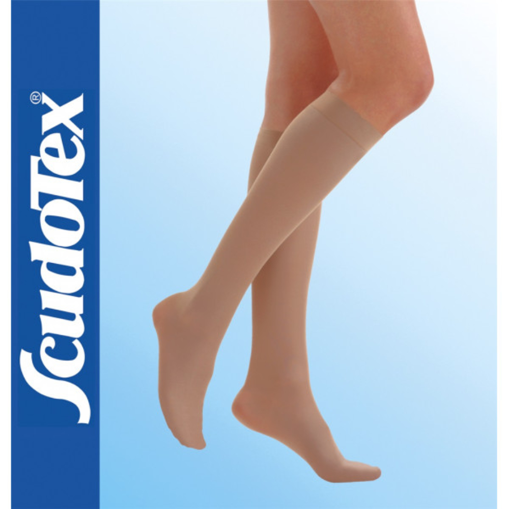 ГОЛЬФЫ КОМПРЕССИОННЫЕ 2 КЛ SCUDOTEX ЗАКР/МЫСОК БЕЖ 443