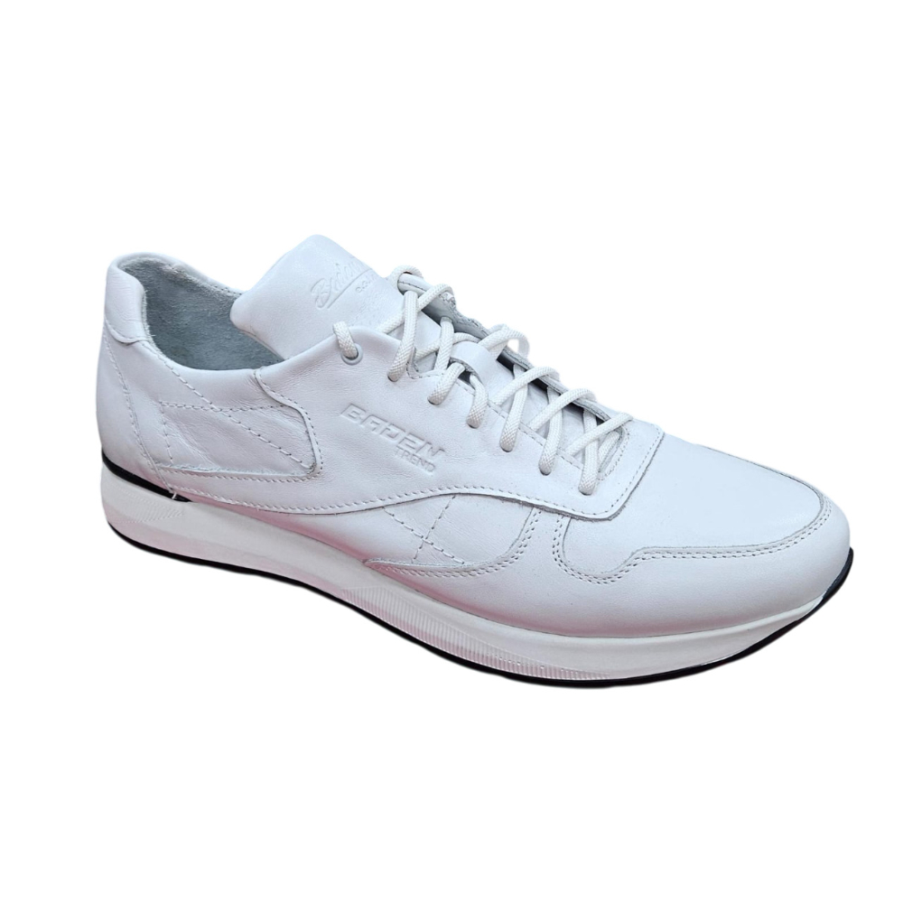 ОБУВЬ BADEN КРОССОВКИ МУЖСКИЕ WH110-012 БЕЛЫЙ