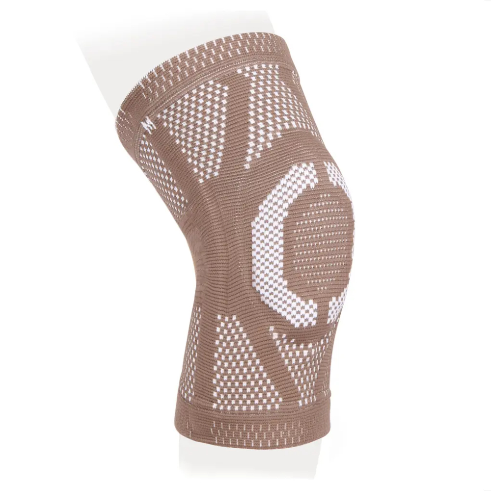 БАНДАЖ ЭКОТЕН НА КОЛЕННЫЙ СУСТАВ ЭЛАСТИЧНЫЙ С СИЛИКОНОВЫМ КОЛЬЦОМ  KS-E09 