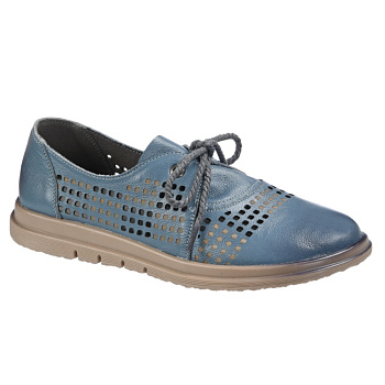 ОБУВЬ EVALLI ТУФЛИ ЖЕНСКИЕ  KP4S818E ГОЛУБОЙ