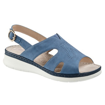 ОБУВЬ EVALLI БОСОНОЖКИ ЖЕНСКИЕ 21152-6 ГОЛУБОЙ