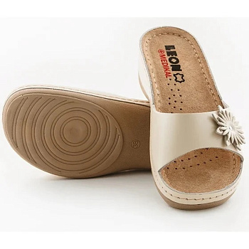 ОБУВЬ LEON САБО ЖЕНСКИЕ  MED915BE БЕЖЕВЫЙ