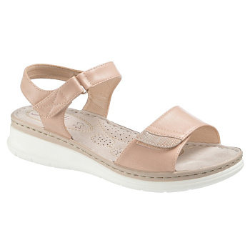 ОБУВЬ EVALLI БОСОНОЖКИ ЖЕНСКИЕ 21152-16 ПУДРОВЫЙ/МОЛОЧНЫЙ