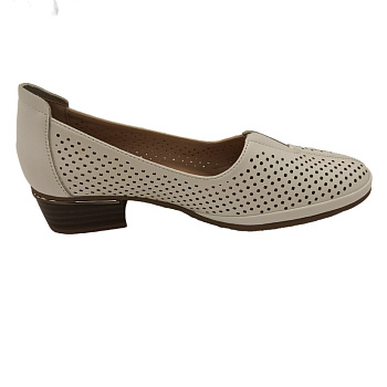 ОБУВЬ AMANTONI ТУФЛИ ЖЕНСКИЕ S1368-1 БЕЛЫЙ