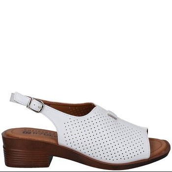 ОБУВЬ BADEN БОСОНОЖКИ ЖЕНСКИЕ NU642-011 БЕЛЫЙ