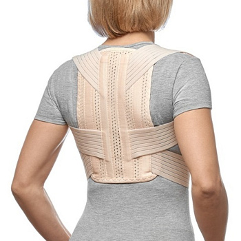 КОРСЕТ ORTONIK РЕКЛИНИРУЮЩИЙ ГРУДНОЙ ПР-412 ЧЕРНЫЙ 